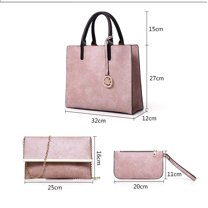 2020 New Three-Piece Handbag Simple Shoulder Messenger Bag, Ladies Bag