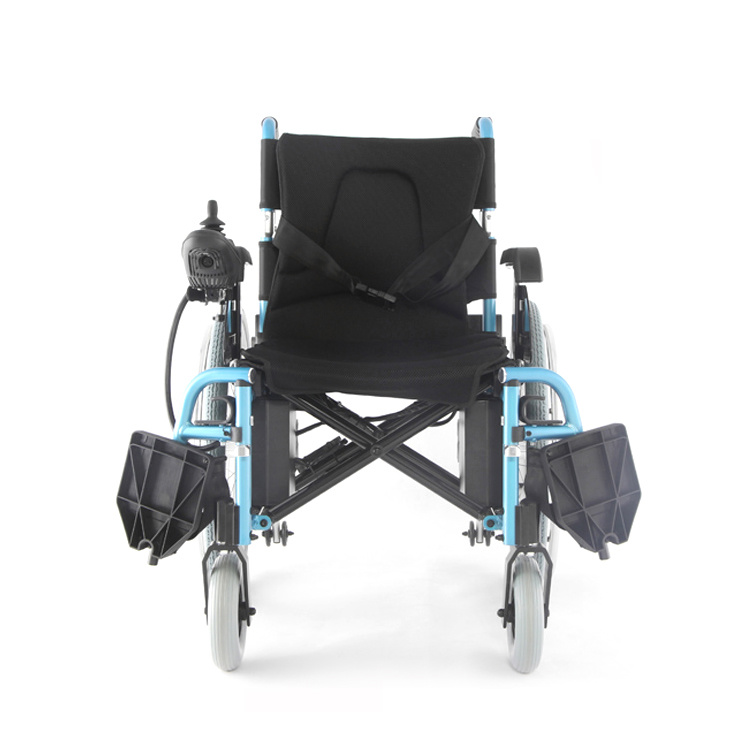 Topmedi Medical Equipment Aluminum Folding Portable Electric Power Wheelchair