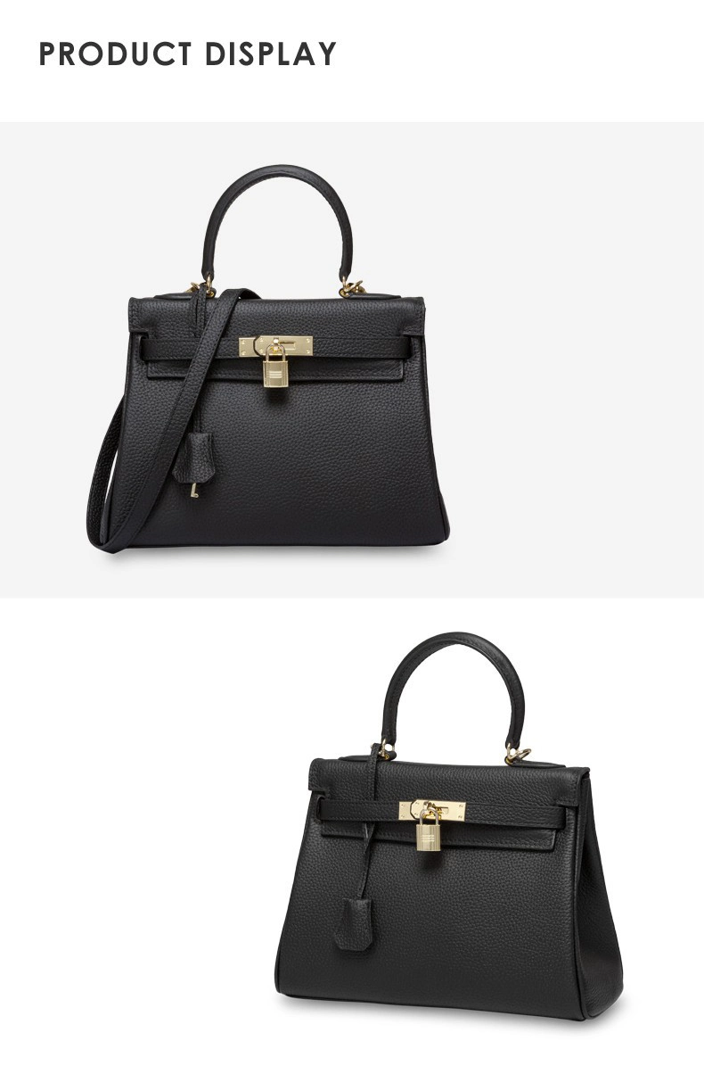 Soft Cowhide Leather Tote Handbag 25 Kelly Sling Bags Singapore Luxury Classical Designer Handbags Emg5590