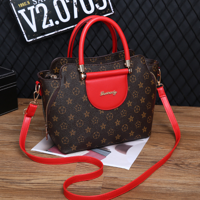 2019 New Arrival Designer Ladies Shoulder Tote Bag European Style PU Leather Women Handbag