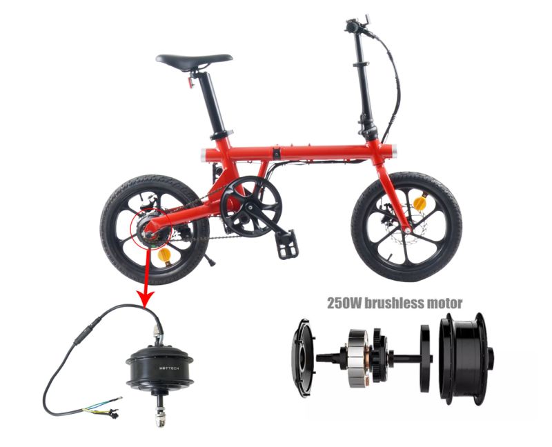 New Promotion Low Price 250W Electric Folding Bicycle Electric Bicycles 20