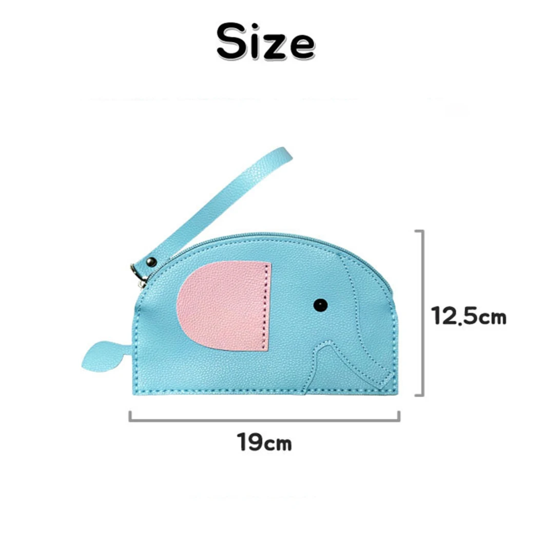 Stationery Office Supply PU Leather Kid Purse Coin Purse