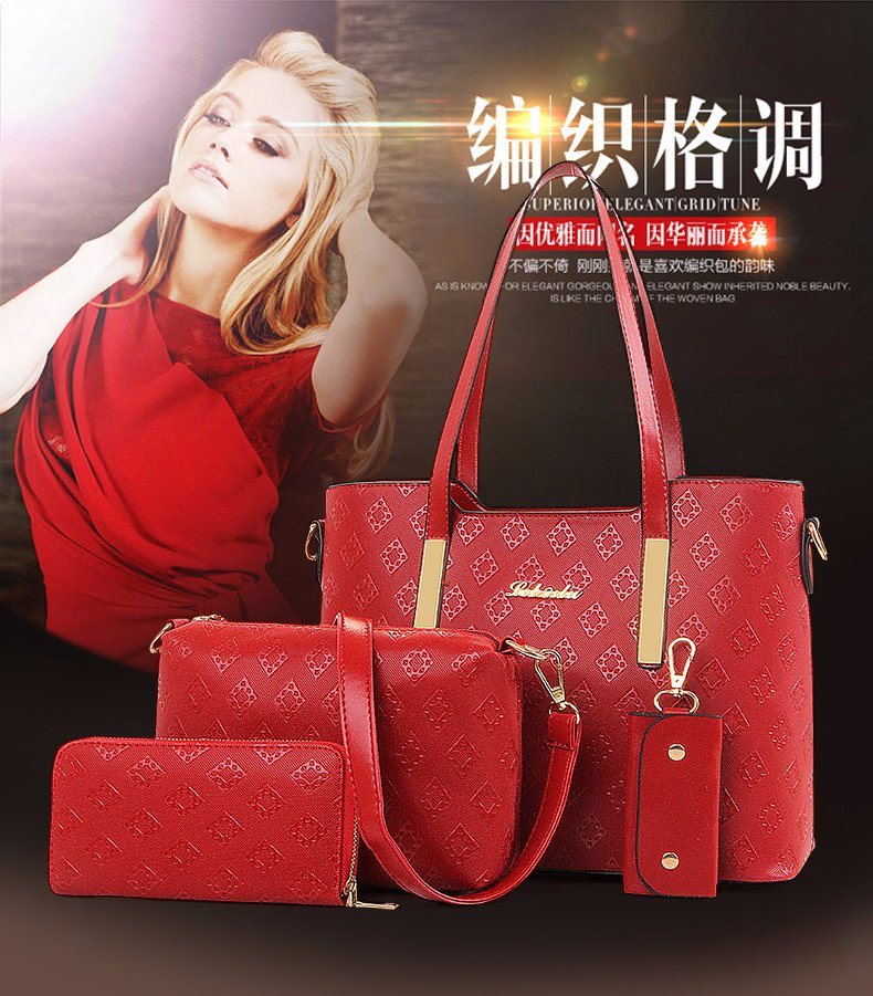 PU Leather Designer Lady Handbags Tote Bag