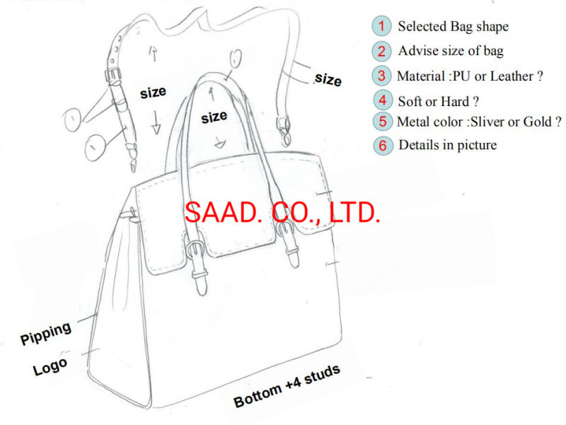 Saad Design Week Travel City Elegant Backpack Shool Bag Book Purse for Woman