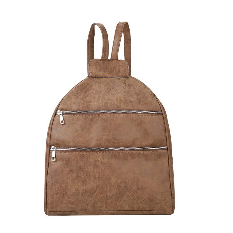 Custom Leather Sling Bag Chest Shoulder Backpack Crossbody Bag for Travel Outdoor