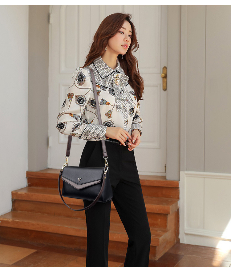2021 New Fashion Women's Bag Soft Leather Large Capacity Messenger Shoulder Bag Lady Handbag