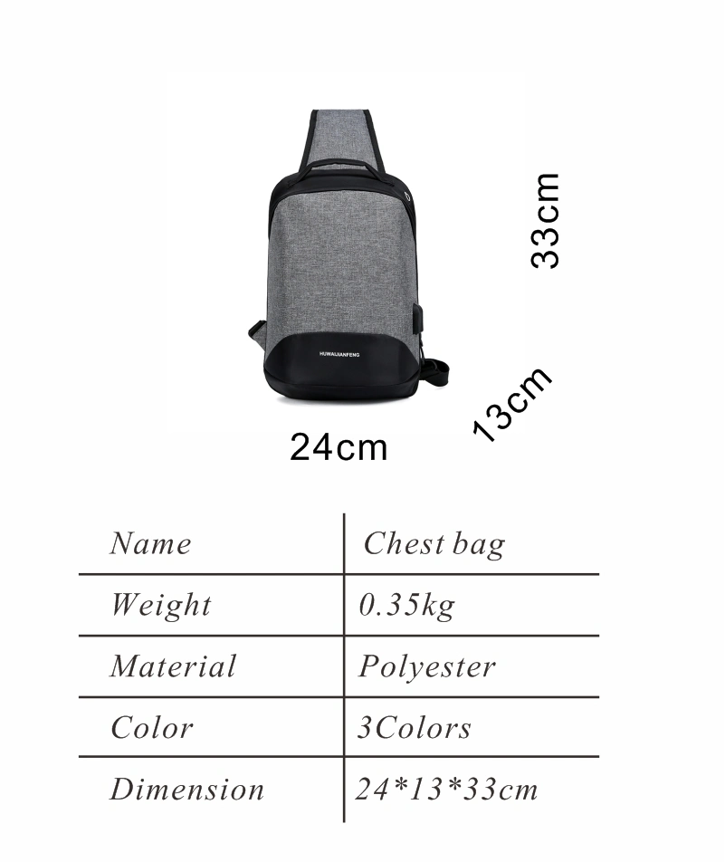 Hot Selling Fashion Handbags 2019 Single Shoulder Strap Messenger Chest Bag Pack Casual Bag