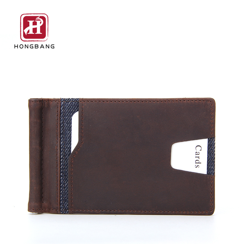 Slim Front Pocket RFID Blocking Card Holder Minimalist Mini Bifold Mens Wallets