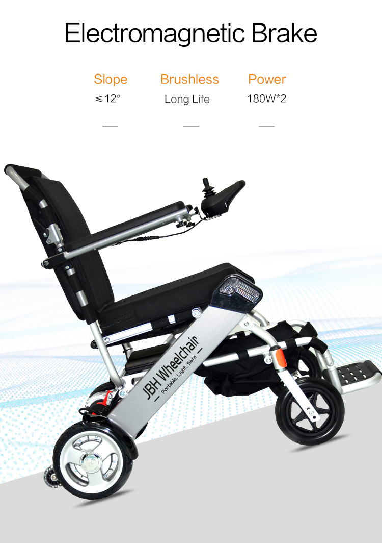 Highly Safe Aluminum Alloy Dual Battery Power Electric Wheelchair