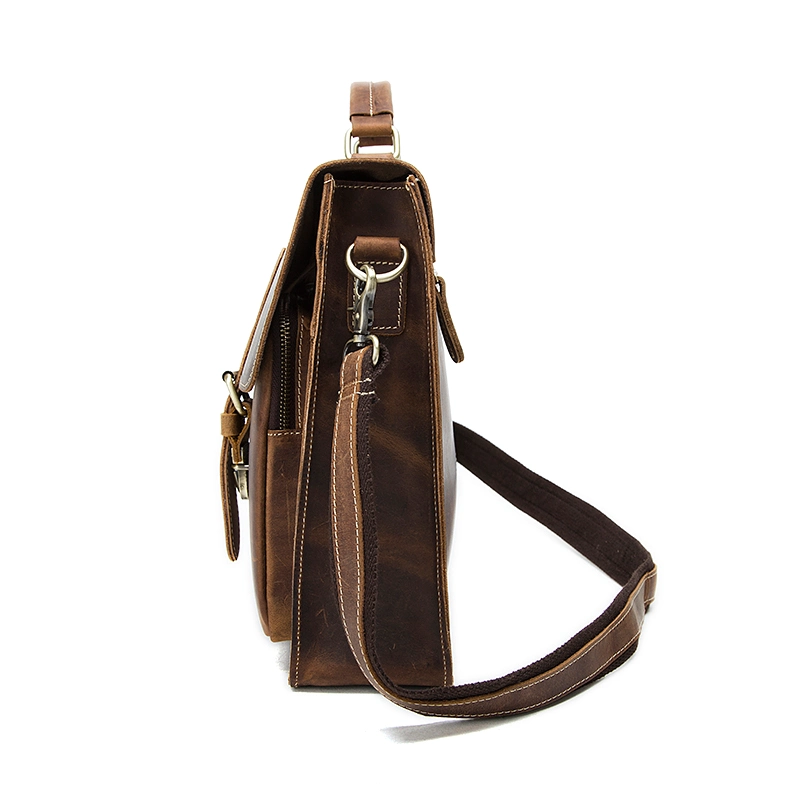 Genuine Leather Men's Tote Bag Shoulder Bag Business Bag