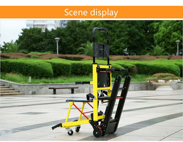 Folding Disabled Electric Stair Climbing Wheelchair