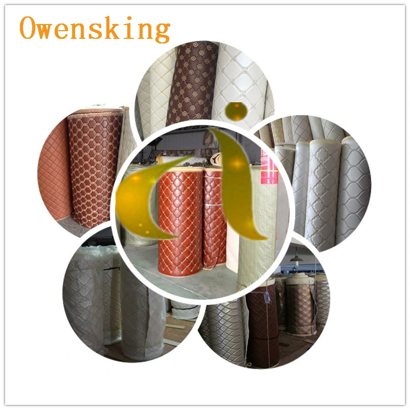 High Quality PVC Leather for Walls PU Leather Easy Clean Soft Colourful Leather for Furniture