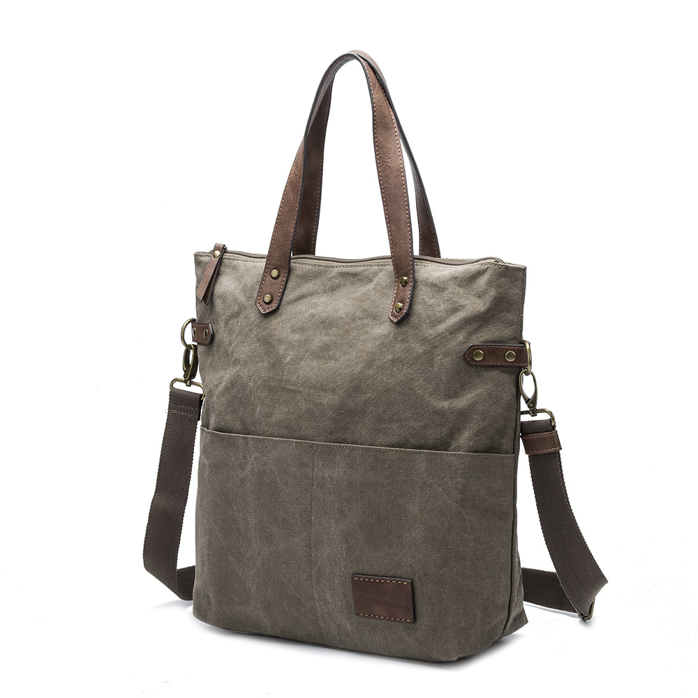 Functional Canvas Messenger Bag or Tote Bags