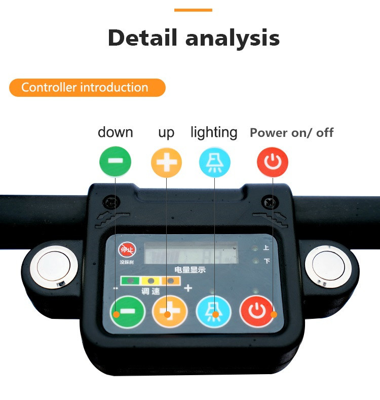 Folding Electric Climbing Ambulance Stretcher Wheelchair