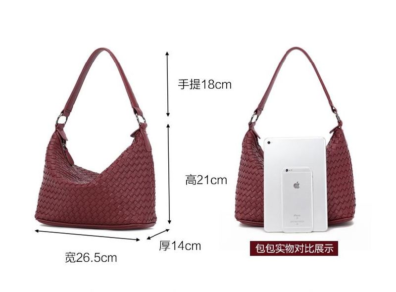 2021 New Woven Handbags Korean Women's Shoulder Bags Portable Handbags