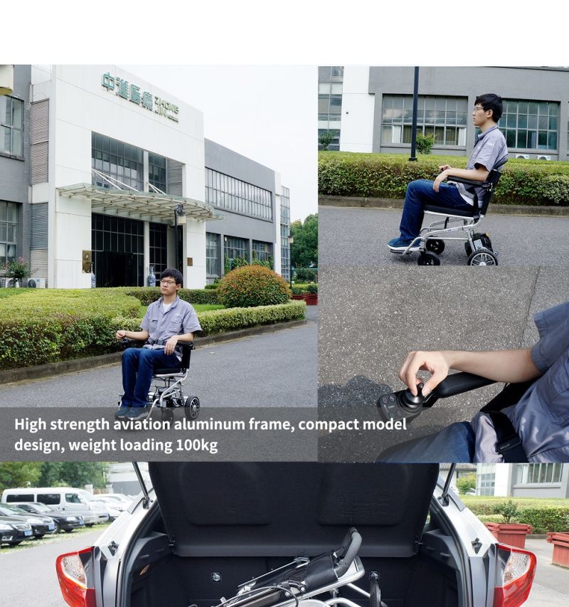 Jinmed TUV CE Reliable and Foldable Lightweight Power Electric Wheelchairs