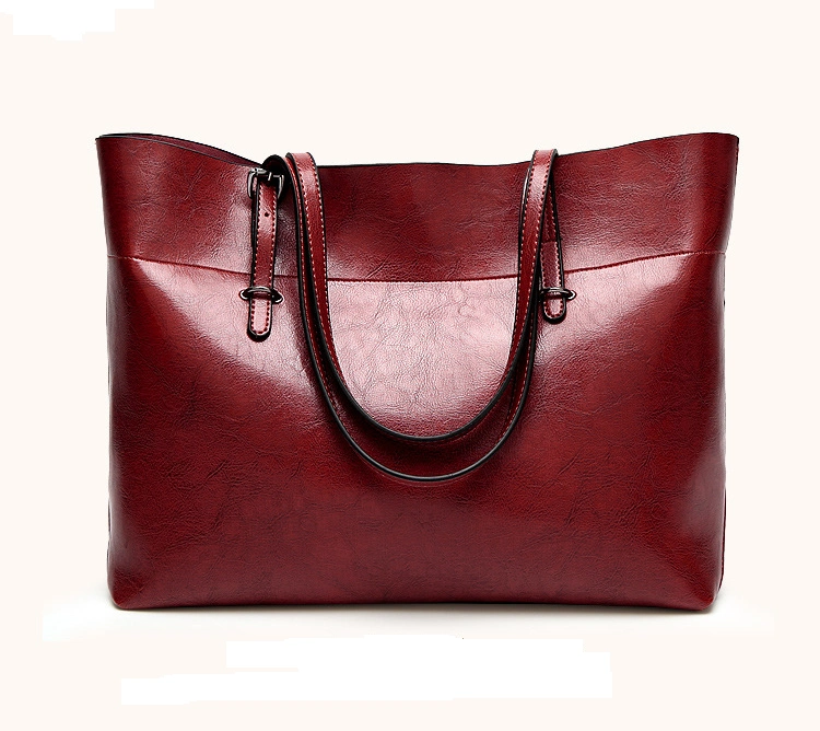 2020 Fashion Design PU Leather Handbag Tote Bag for Women