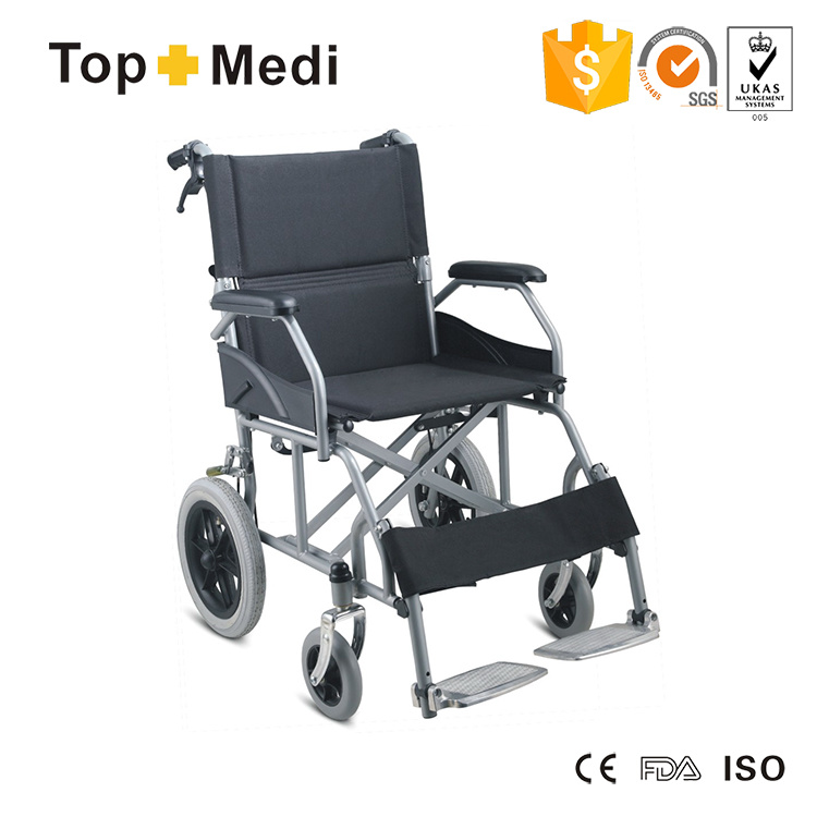 New Arrivals Steel Manual Foldable Wheelchair for Elderly Handicapped