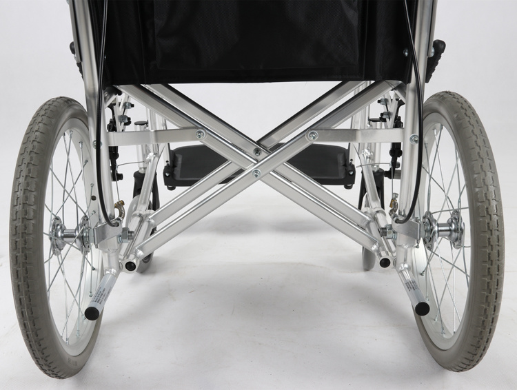Old Man in Wheelchairs Medicare Portable Wheelchair
