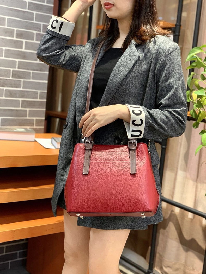 Fashion Stylish Real Leather Women's Bag Large Capacity Tote Bag