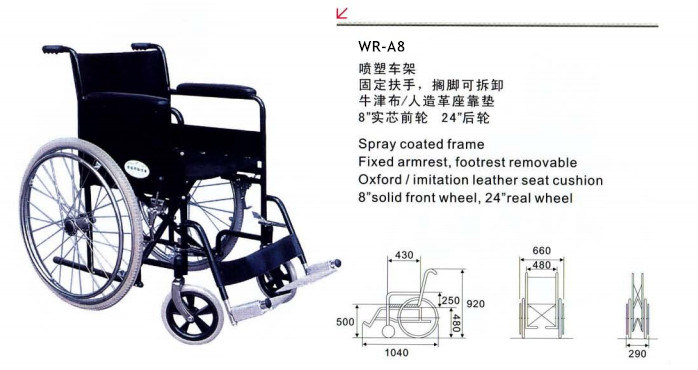 Light Weight Foldable Electric Power Wheelchair for Disabled