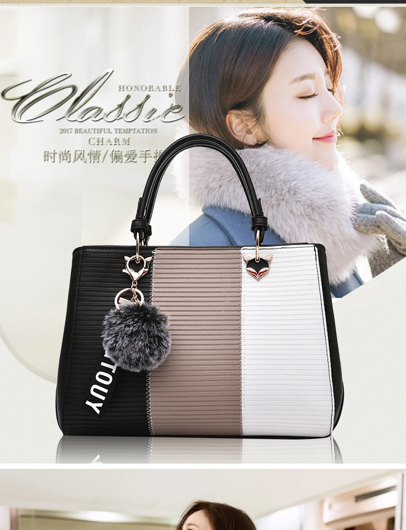 Hot Contrast Color Fashion Bag Ladies Bags Lady Handbag