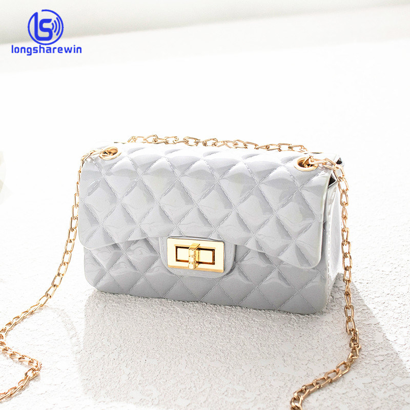 Hot Sale Mini Candy PVC Jelly Shoulder Jelly Purse Handbags for Women