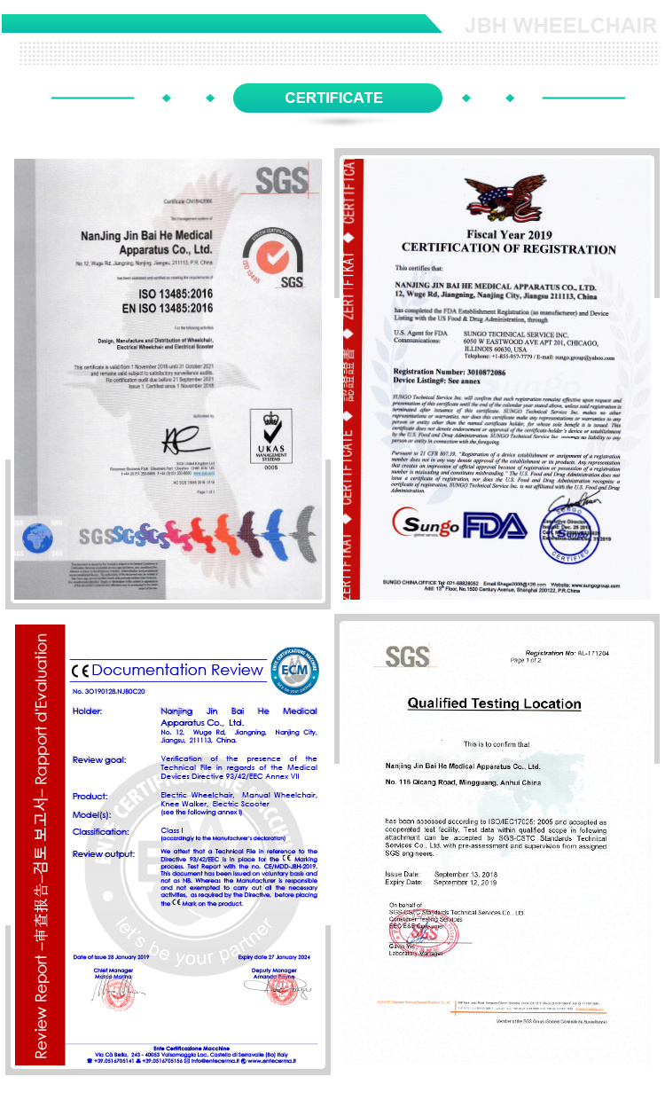 D09 Portable Power Medical Electric Wheelchairs Ce, FDA