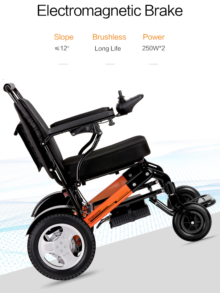 Manufacturer Supply Automatic Folding Electric Power Wheelchair for Elder