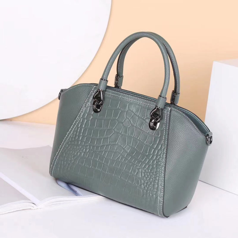 China Factory High Quality Genuine Leather Handbags for Women Fashion Ladies Handbags