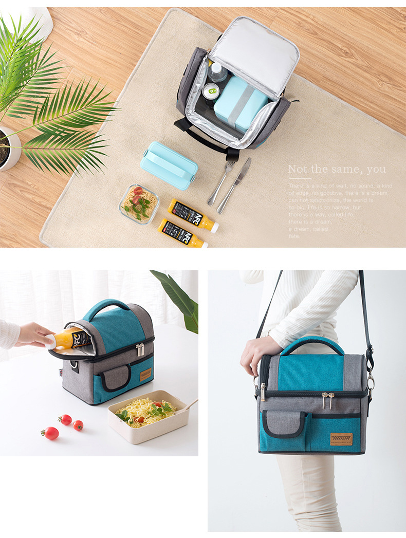 New Fashion Work Insulated Bag Aluminum Foil Ice Cooler Bag