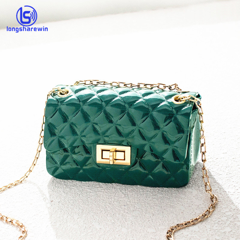 Hot Sale Mini Candy PVC Jelly Shoulder Jelly Purse Handbags for Women