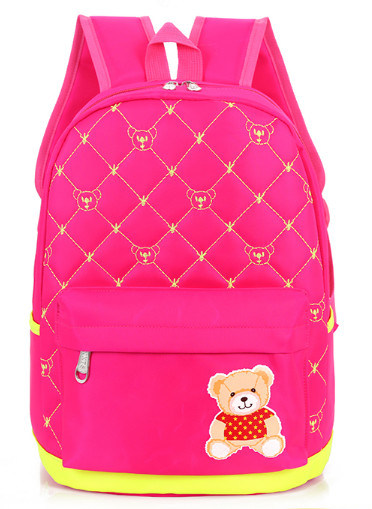 Little Bear Schoolbag Small School Bag Fashionable Double Shoulder Bag