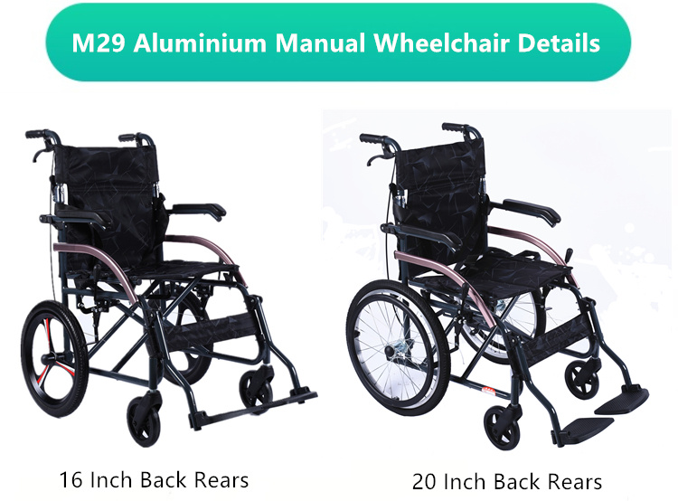 Aluminium Portable Folding Manual Wheelchairs Price