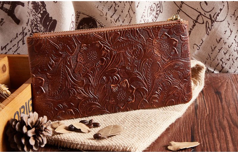 2019 New Arrival Retro Genuine Leather Women Purse and Leather Women Wallet