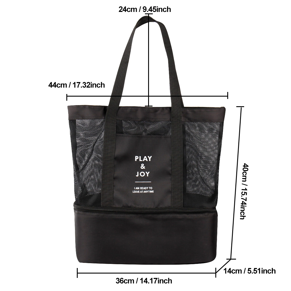 Women Simple Functional Portable Foldable Shopping Bag Balck Tote Bags Package Crossbody Bags Purses Casual Handbag