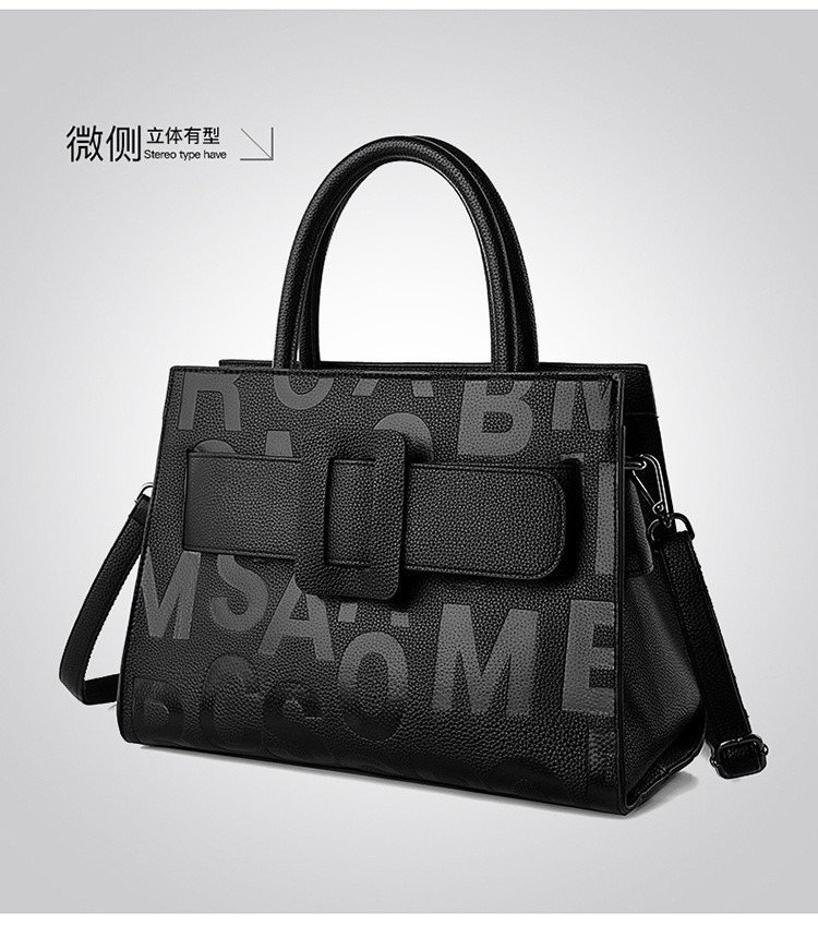 2021 New Style Trendy Large Capacity Retro Messenger Handbags Fashion Trend Letters Ladies Single Shoulder Bag