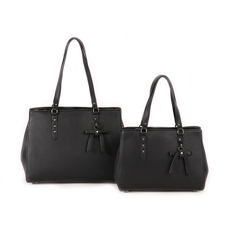 Supplier Wholesale Custom Logo PU Leather Tote Ladies Handbags Women Bag