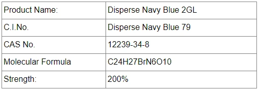 Disperse Navy Blue 2gl Disperse Blue 79 for Polyester Fabric