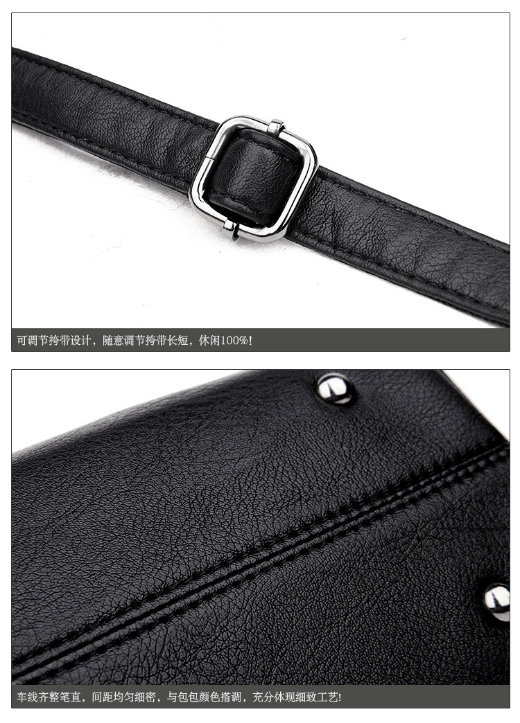 2021 New Korean Fashion Women's Bag Soft Leather Retro Bucket Bag Handbag