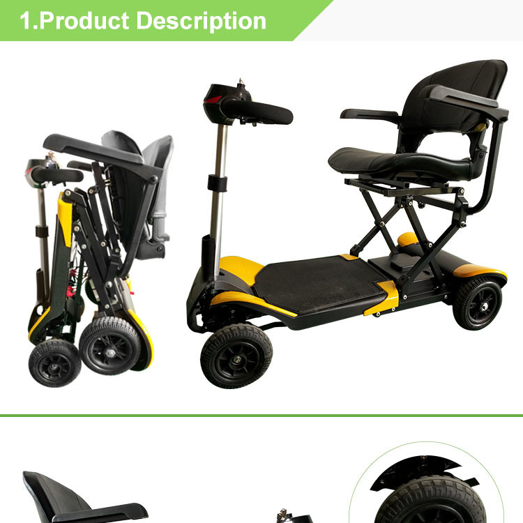 Big Size Power Portable Electric Folding Mobility Scooter