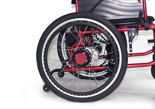 Steel 12 Inch Power Motor Electrical Wheelchair for Old People
