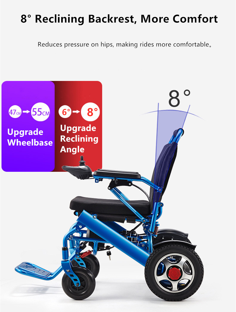 26kg Light Weight Folding Electric Motorized Wheelchair