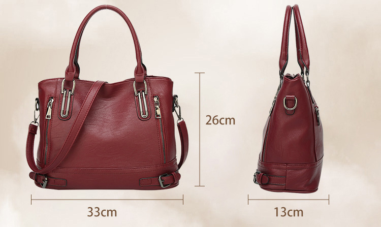 Fashion Designer Shoulder Bag PU Leather Ladies Handbags Women Tote Bag