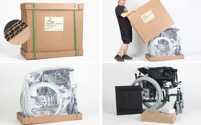 Health Care Supplies Folding Lightweight Electric Wheelchair