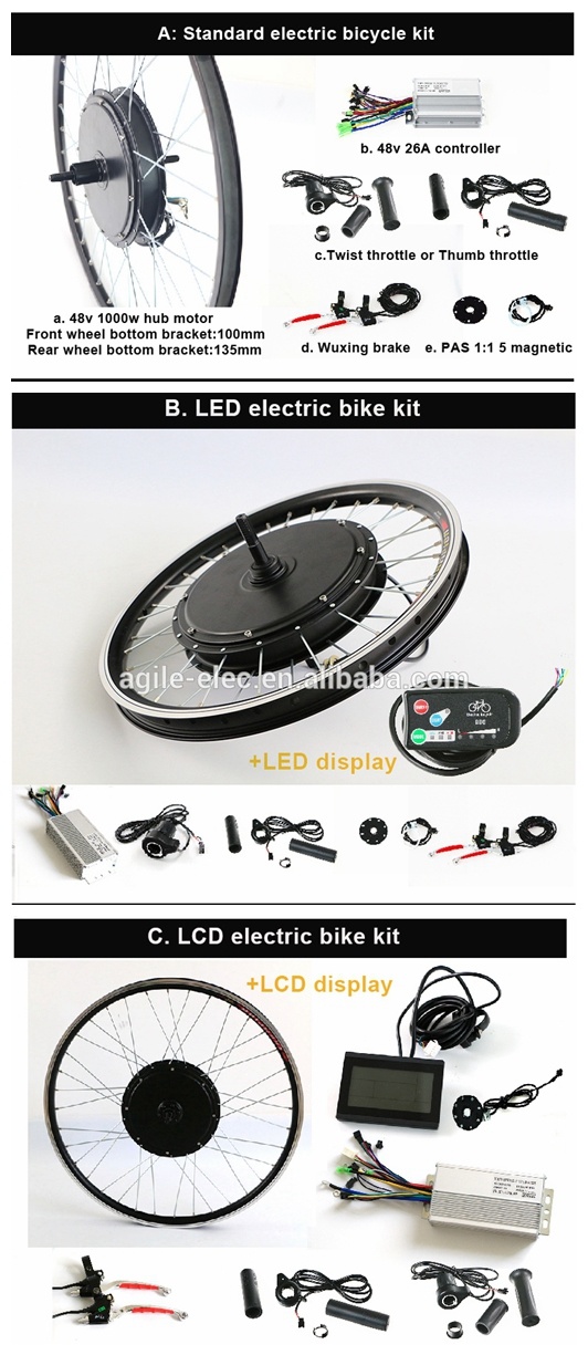 Agile 48V 500W Kit Electrical Bicycle Kit From Chinese Factory