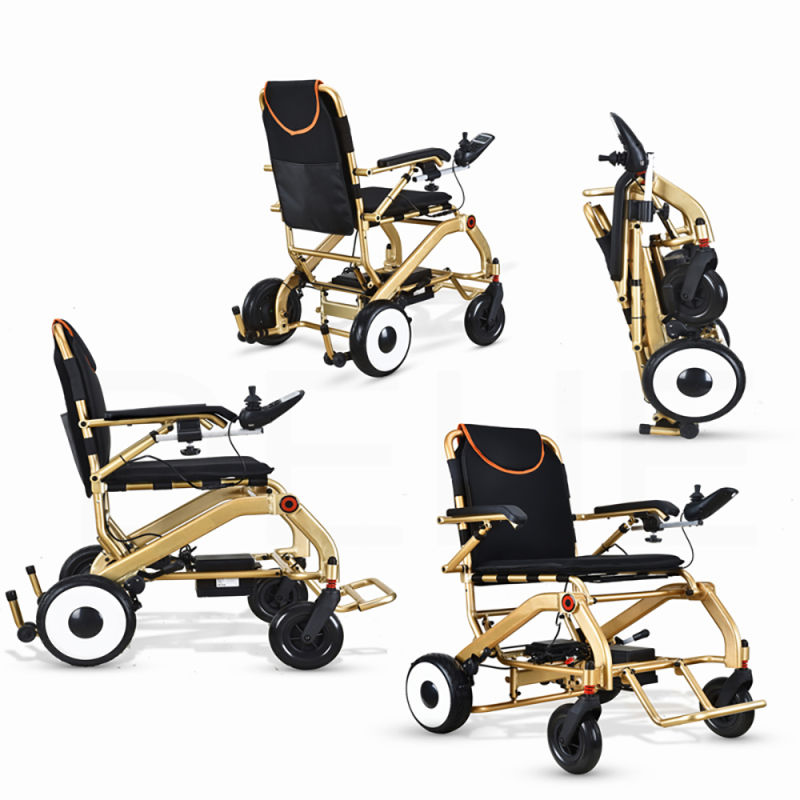 Lightweight Foldable Electric Wheelchairs for Old Man