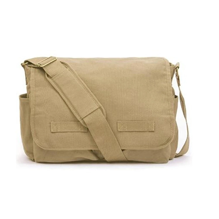 Thick Canvas Fashion Tote Sling Bag Messenger Bag for Men