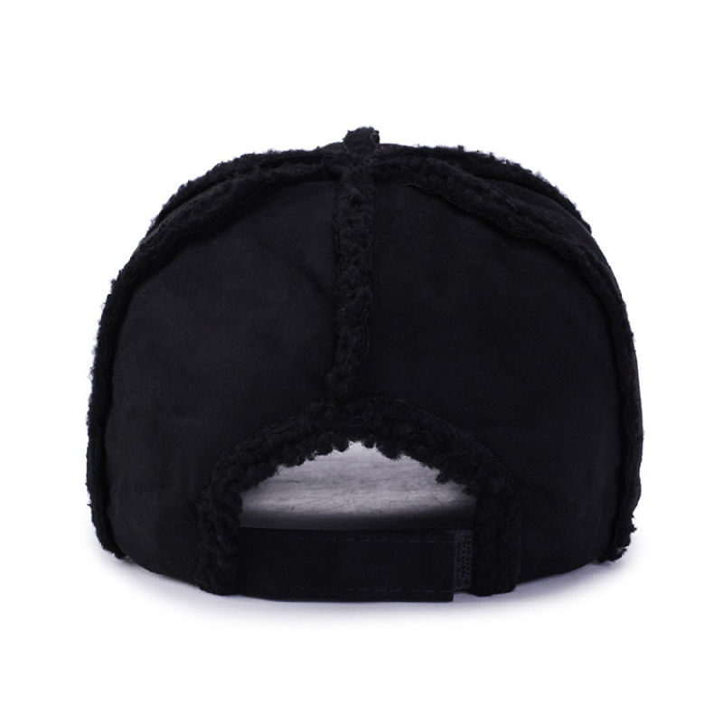 High Quality Suede Faux Leather Baseball Cap