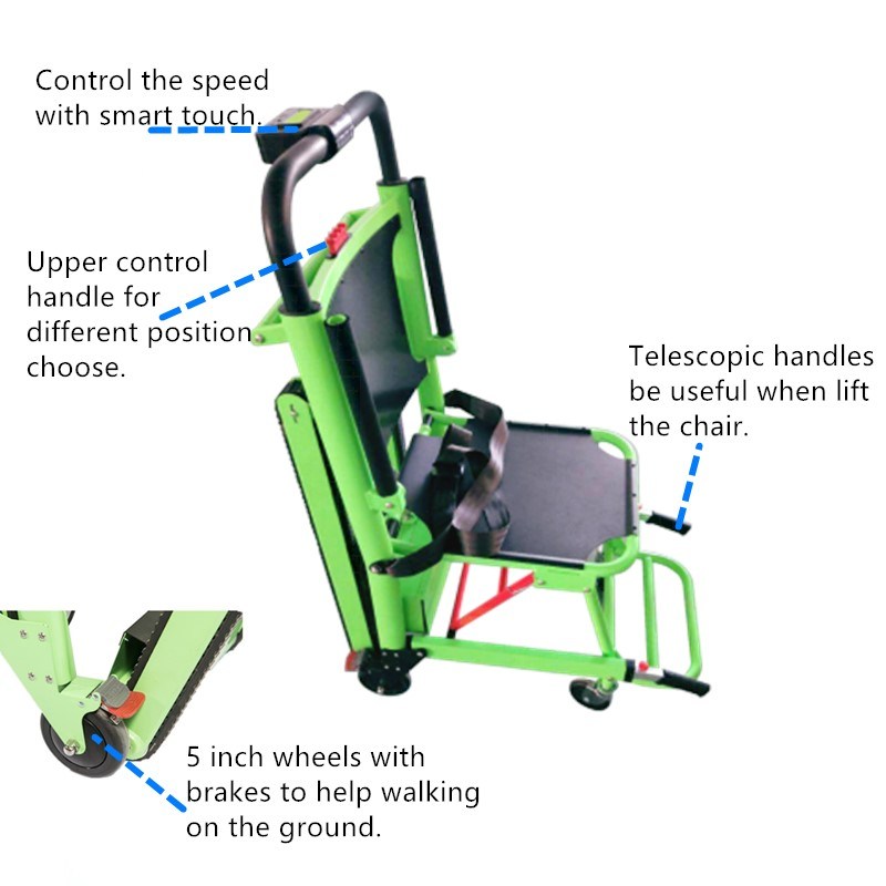 Dw-St003A Plus Electric Stair Climbing Wheelchair for Elderly